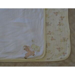 First Impressions Giraffe Duck Baby Blanket Yellow White Tan Bear Bee Security